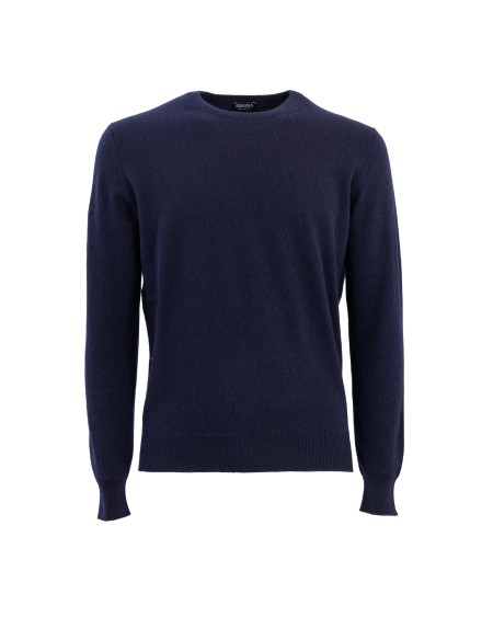 Shop ZEGNA  Pullover: Zegna cashmere sweater.
Crewneck.
Long sleeves.
Regular fit.
Composition: 100% cashmere.
Made in Italy.. E8K10 110-B98